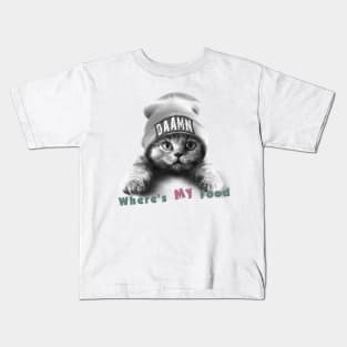 Hungry Cat Kids T-Shirt